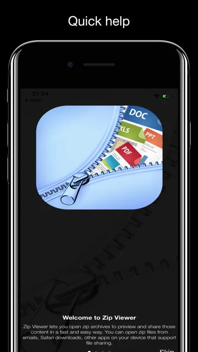 Zrzuty ekranu Zip Viewer - Unzip and Archive