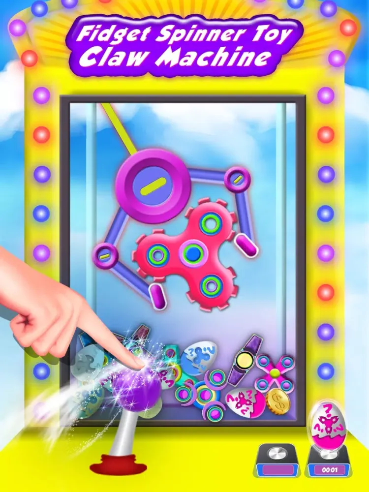 Capturas de pantalla de Fidget Spinner Toy Machine iPad 