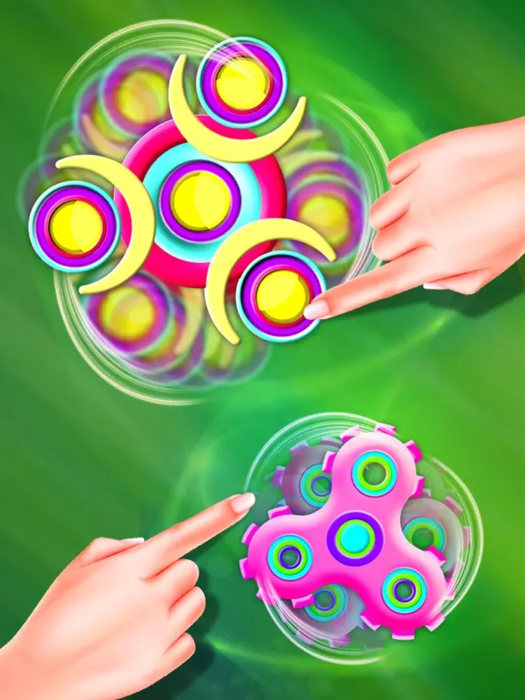 Capturas de pantalla de Fidget Spinner Toy Machine iPad 