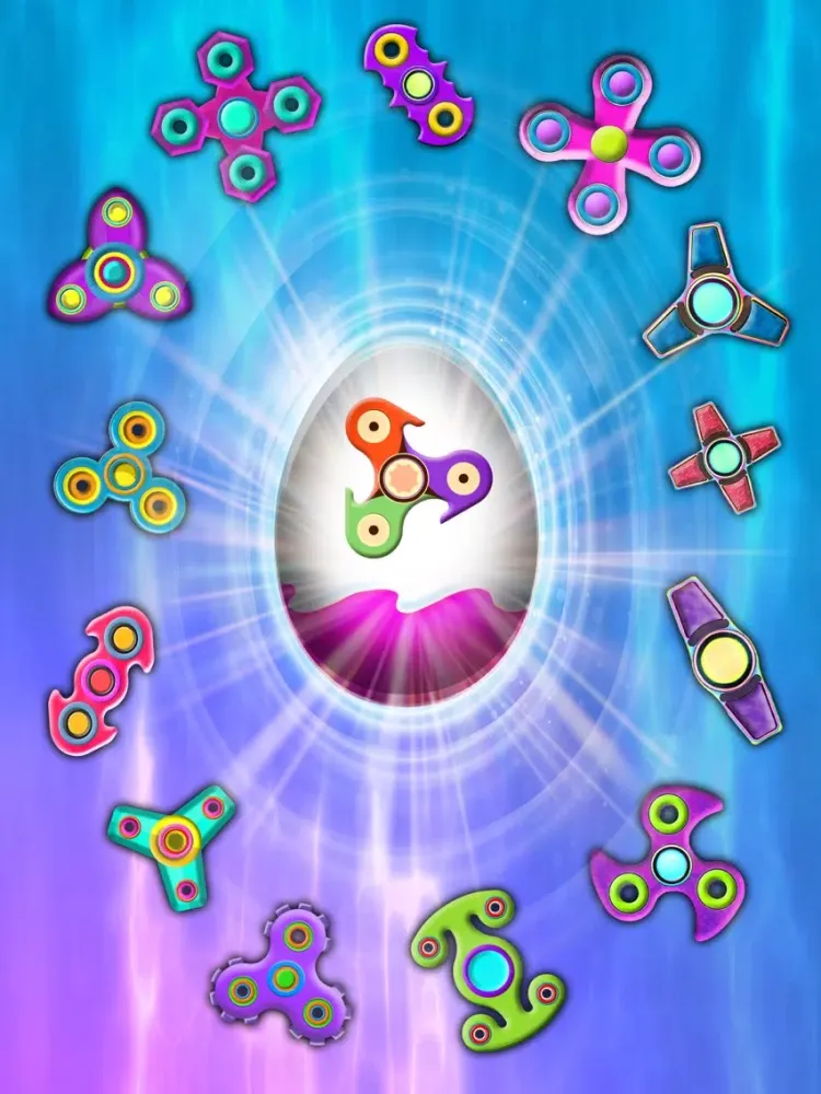 Capturas de pantalla de Fidget Spinner Toy Machine iPad 