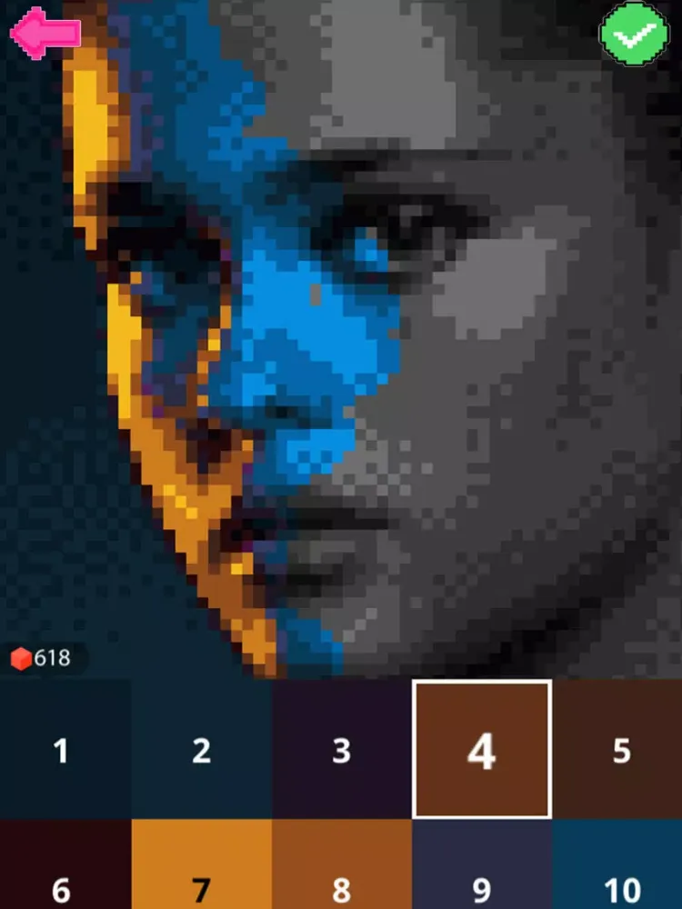 Capturas de pantalla de Pixel Art Color Sandbox iPad 