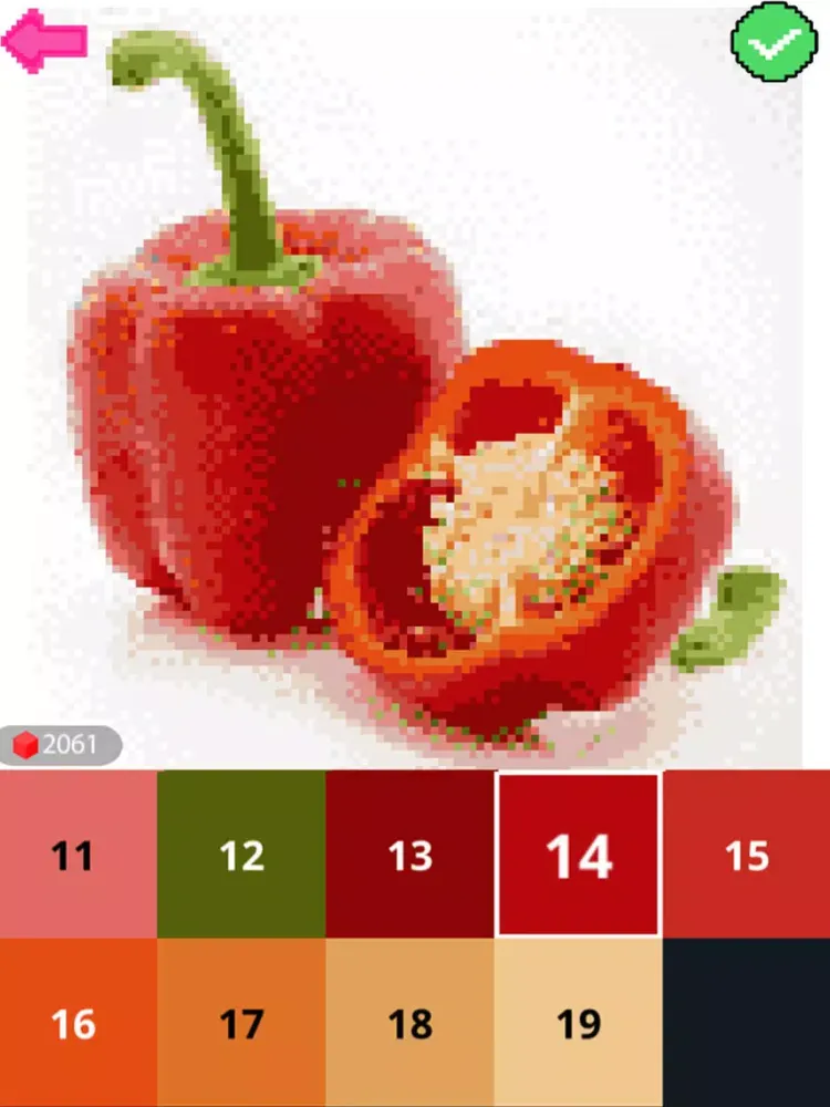 Capturas de pantalla de Pixel Art Color Sandbox iPad 