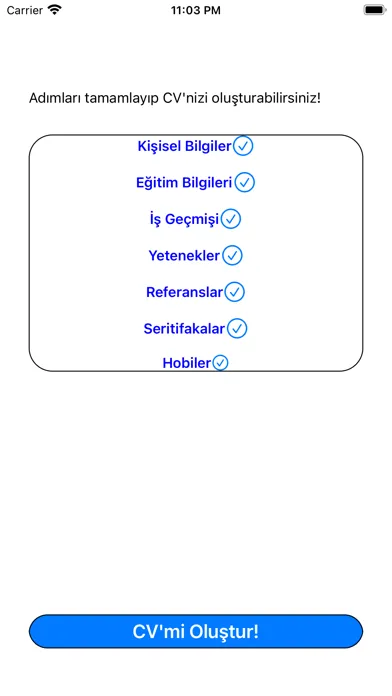 Cv Resumer سکرین شاٹس