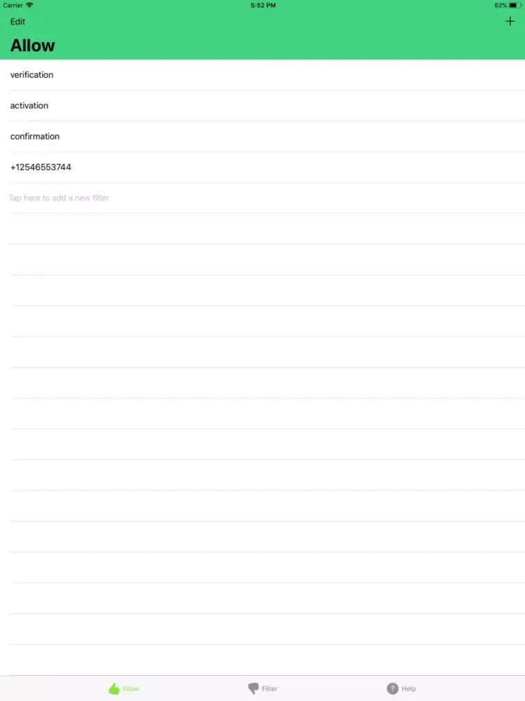 Filter Off iPad  Screenshots