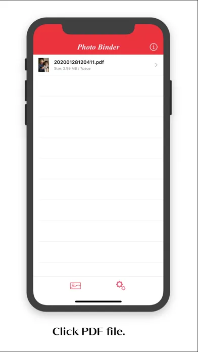 Capturas de pantalla de Photo Binder