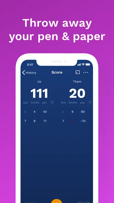 Скриншоты Bookbag: Spades Scorekeeper