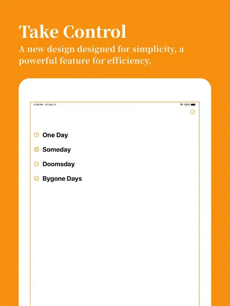 Ảnh chụp màn hình của Tododay: Reminders,Tasks,List iPad 