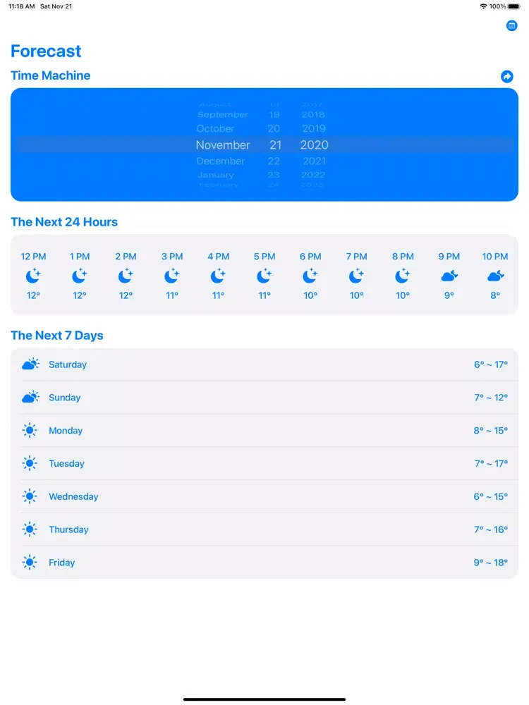 Capturas de pantalla de Good Weather: Forecast iPad 