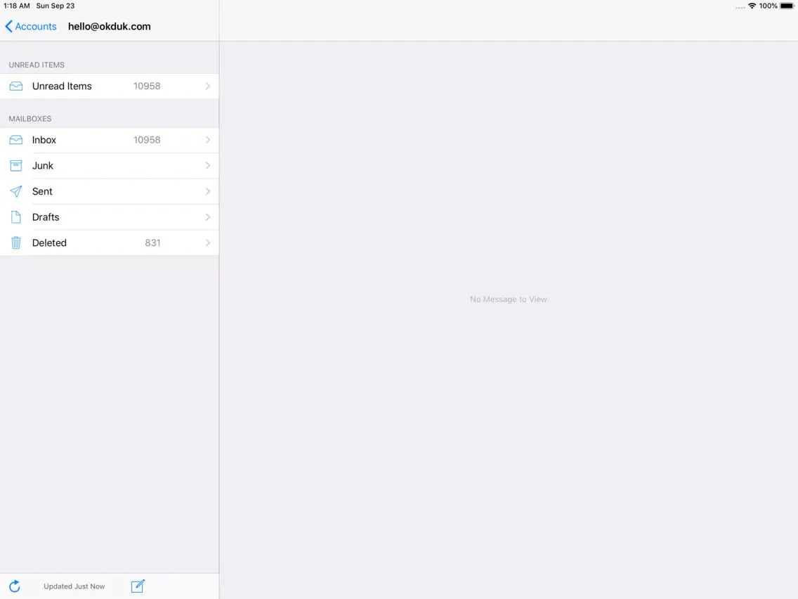 Mail Access for Outlook iPad  Screenshots