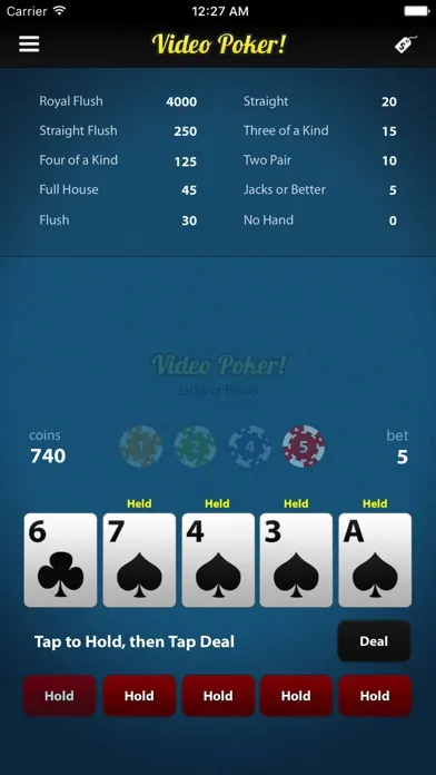Video Poker! スクリーンショット