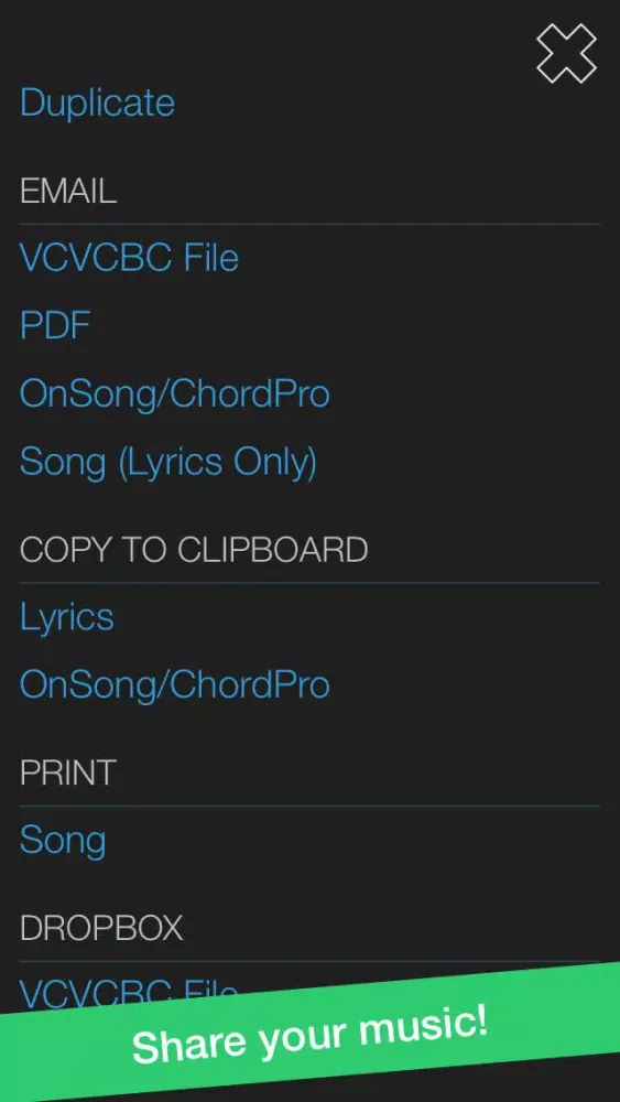 VCVCBC Songwriting Studio स्क्रीनशॉट