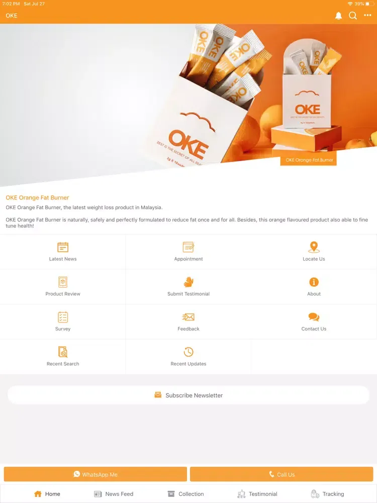 OKE Fat Blocker iPad  स्क्रीनशॉट