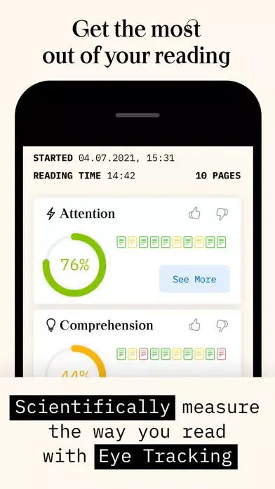 Oken: Analyze your reading Screenshots