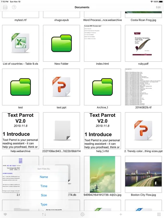 Text Parrot iPad  Screenshots