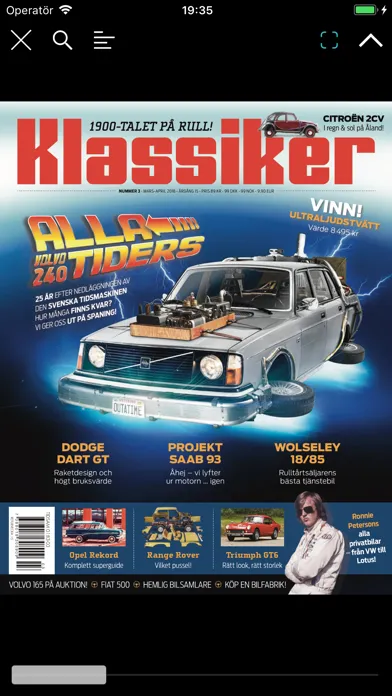 Tangkapan skrin Klassiker