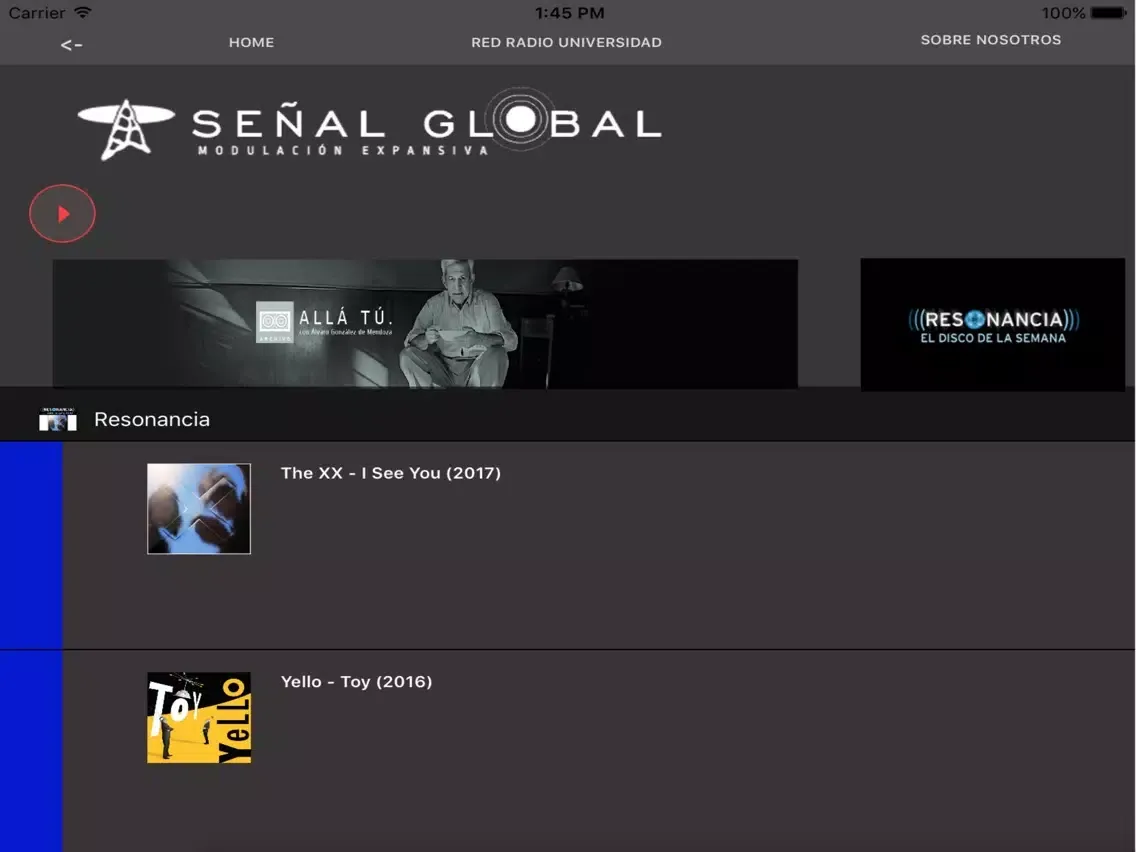 Señal Global iPad 应用截图