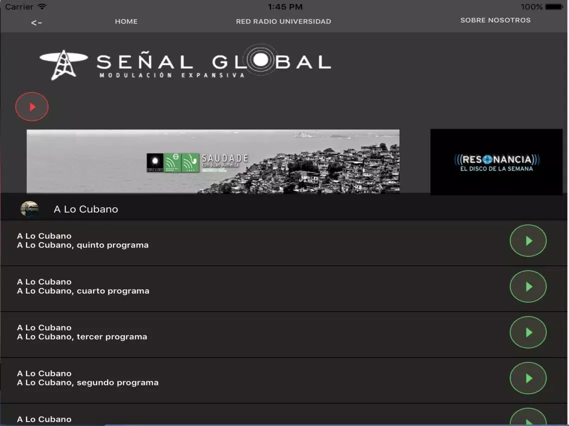 Señal Global iPad 应用截图