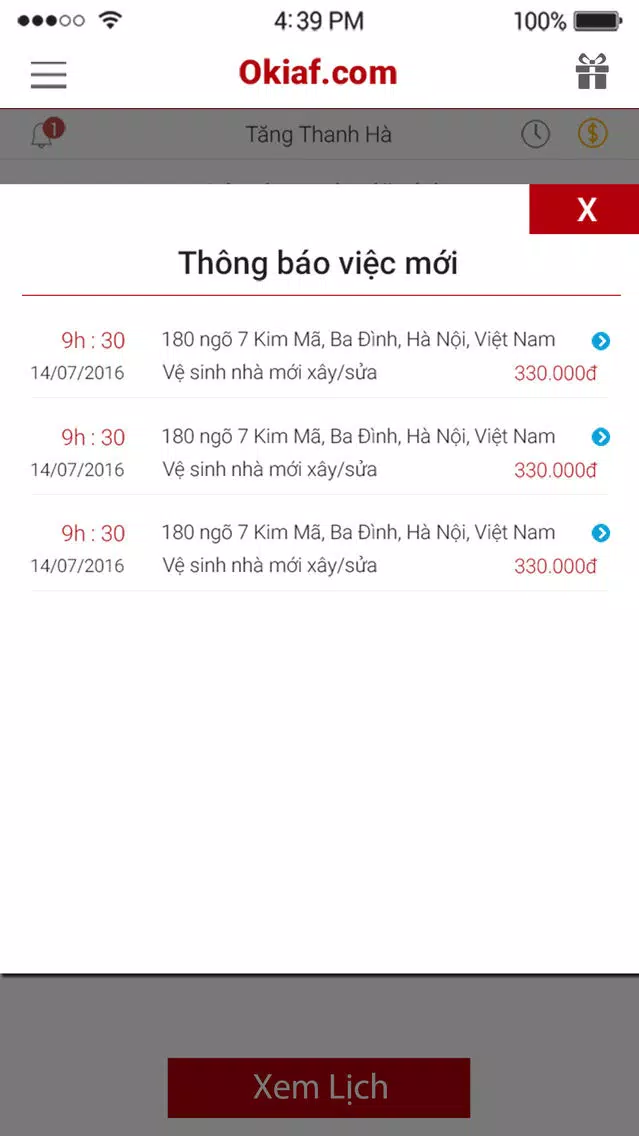 Okiaf - Nhân viên سکرین شاٹس