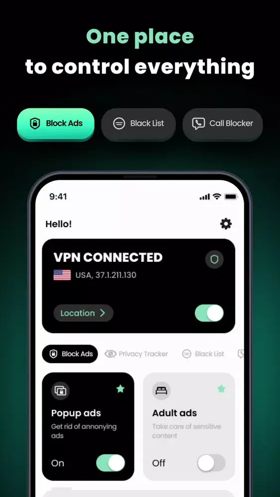 OneProtect: Ads & Call Blocker 스크린샷