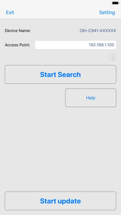 Screenshot di Firmware Update Tool