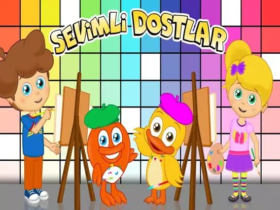 Ảnh chụp màn hình của Sevimli Dostlar Boyama Kitabı iPad 