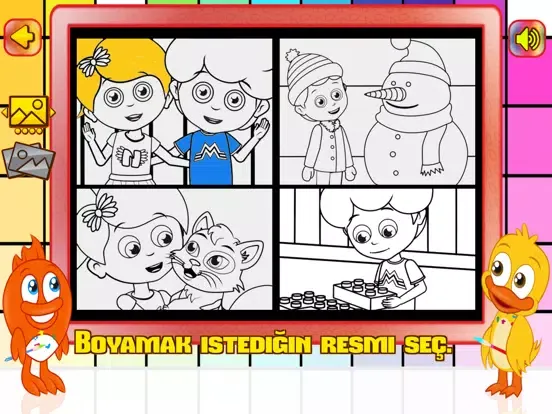Ảnh chụp màn hình của Sevimli Dostlar Boyama Kitabı iPad 
