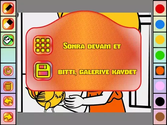 Ảnh chụp màn hình của Sevimli Dostlar Boyama Kitabı iPad 