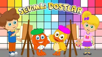 Ảnh chụp màn hình của Sevimli Dostlar Boyama Kitabı