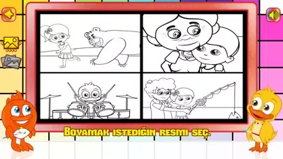Ảnh chụp màn hình của Sevimli Dostlar Boyama Kitabı