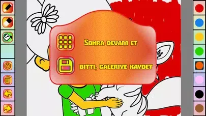 Ảnh chụp màn hình của Sevimli Dostlar Boyama Kitabı