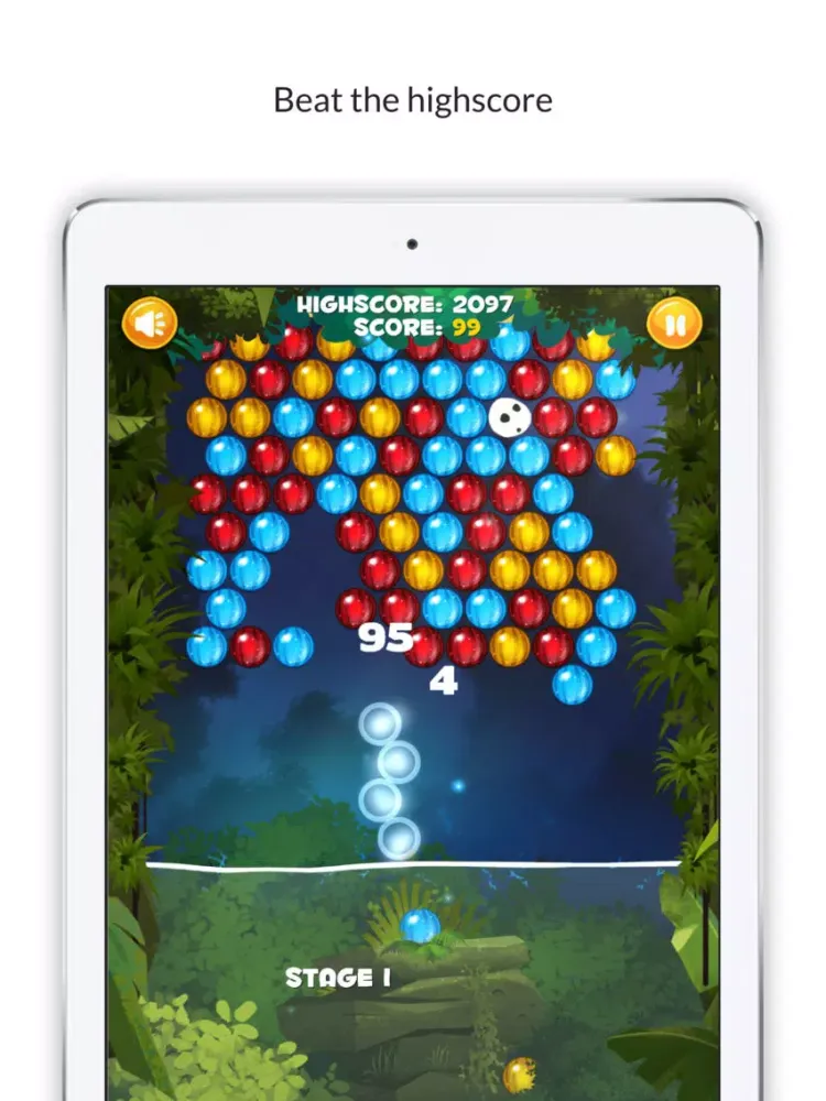 Ảnh chụp màn hình của Spirited Bubble iPad 