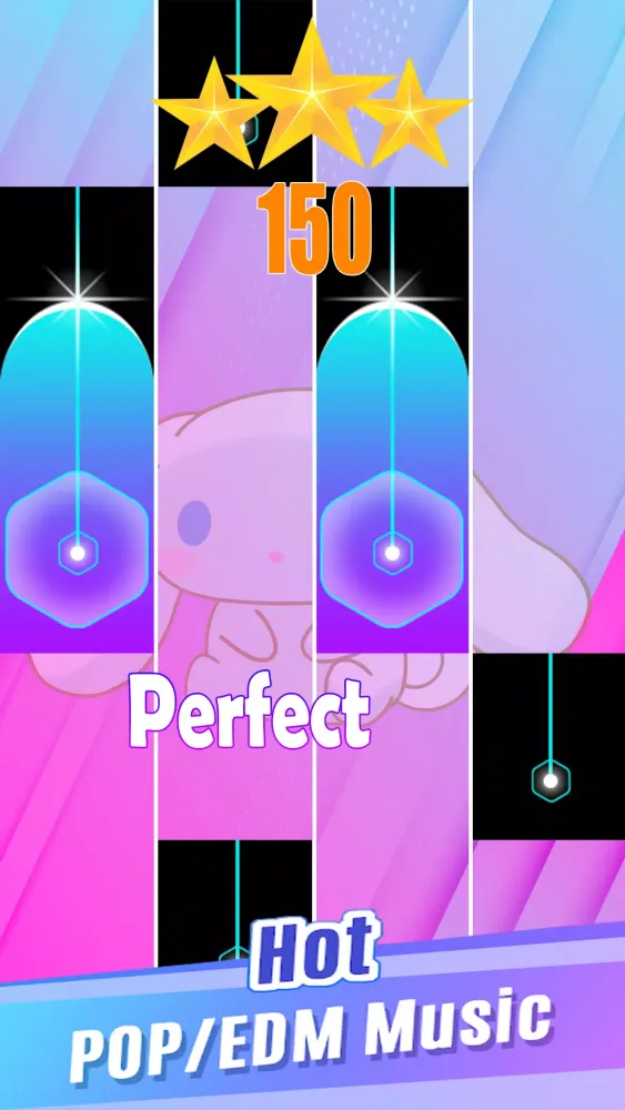 Tangkapan layar Cinnamoroll Royalty Piano