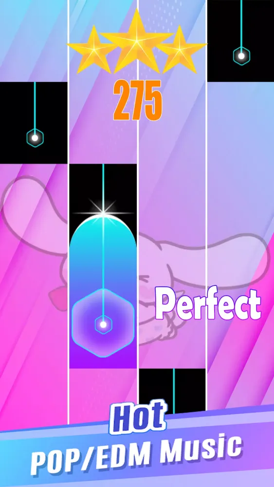 Tangkapan layar Cinnamoroll Royalty Piano