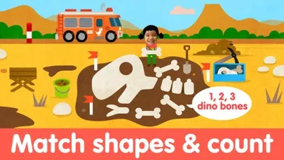 Capturas de tela do Dino games for kids & toddler