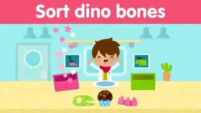 Capturas de tela do Dino games for kids & toddler