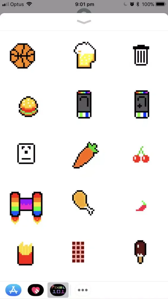 Tangkapan skrin Pixel101