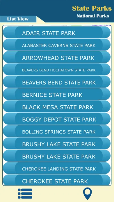 Oklahoma In State Parks 스크린샷