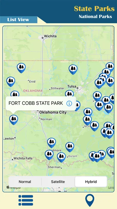 Oklahoma In State Parks 스크린샷
