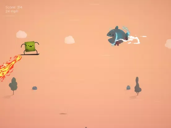 ภาพหน้าจอของ OkLetsPlay - Sky Boarder iPad 