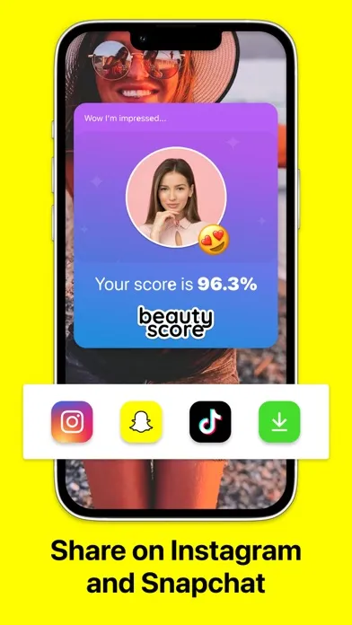 Ảnh chụp màn hình của Beauty Score - Find Best Photo