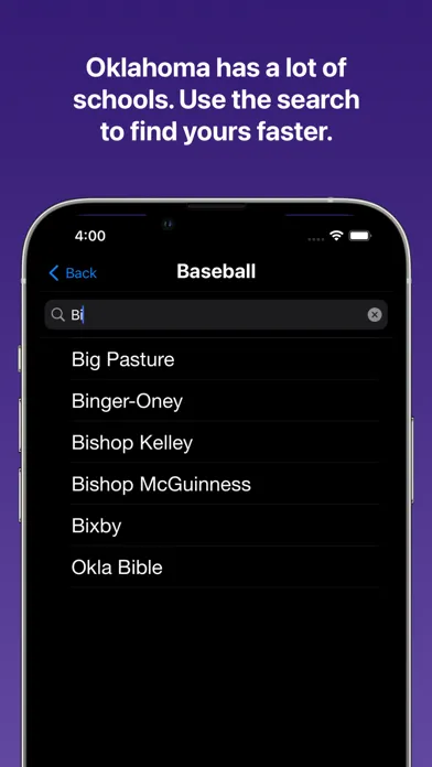 OK Preps - Oklahoma HS Sports Screenshots