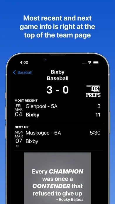 OK Preps - Oklahoma HS Sports Screenshots