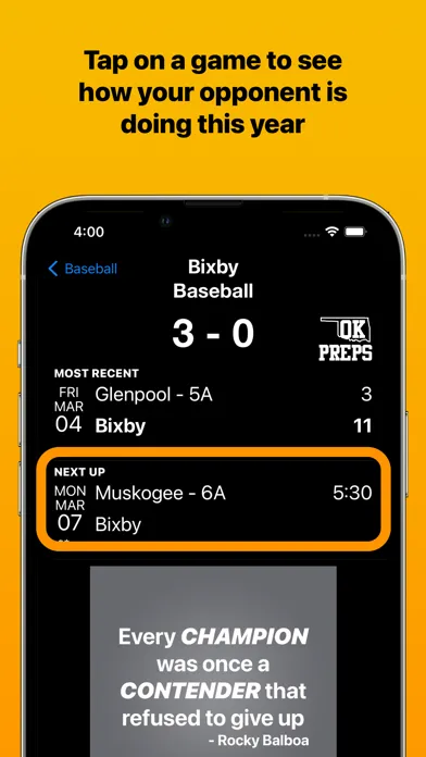 OK Preps - Oklahoma HS Sports Screenshots