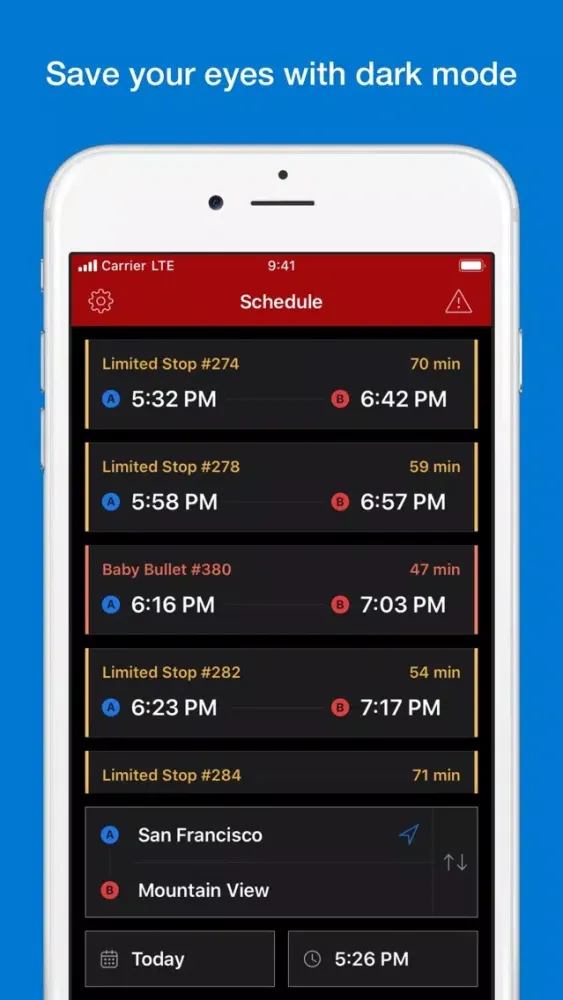 Trip Planner for Caltrain應用截圖