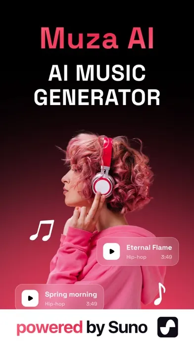 Capturas de tela do Muza AI: AI Song & Music
