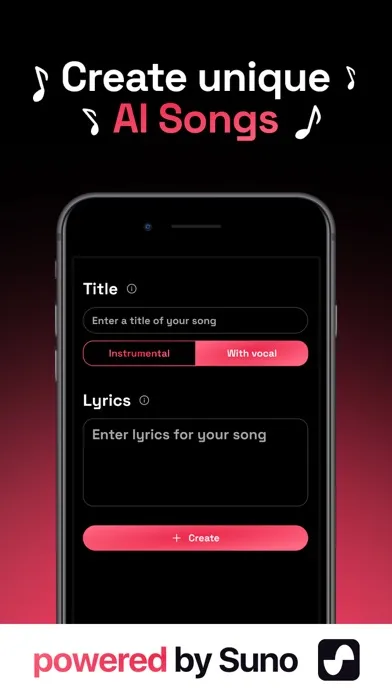 Capturas de tela do Muza AI: AI Song & Music