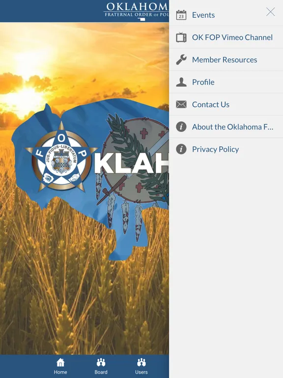 The Oklahoma State FOP iPad  سکرین شاٹس
