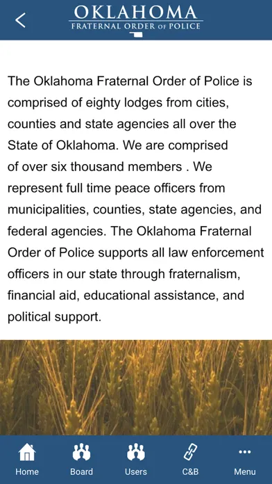 The Oklahoma State FOP سکرین شاٹس