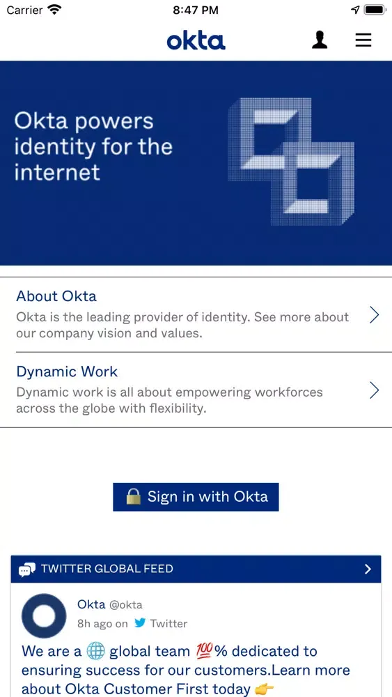 Okta Atmosphere應用截圖
