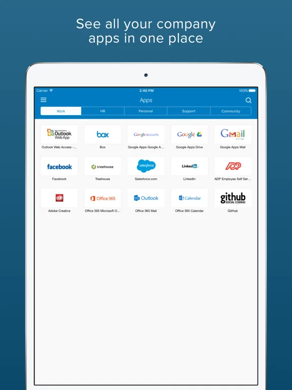تصاویر Okta Mobile iPad 